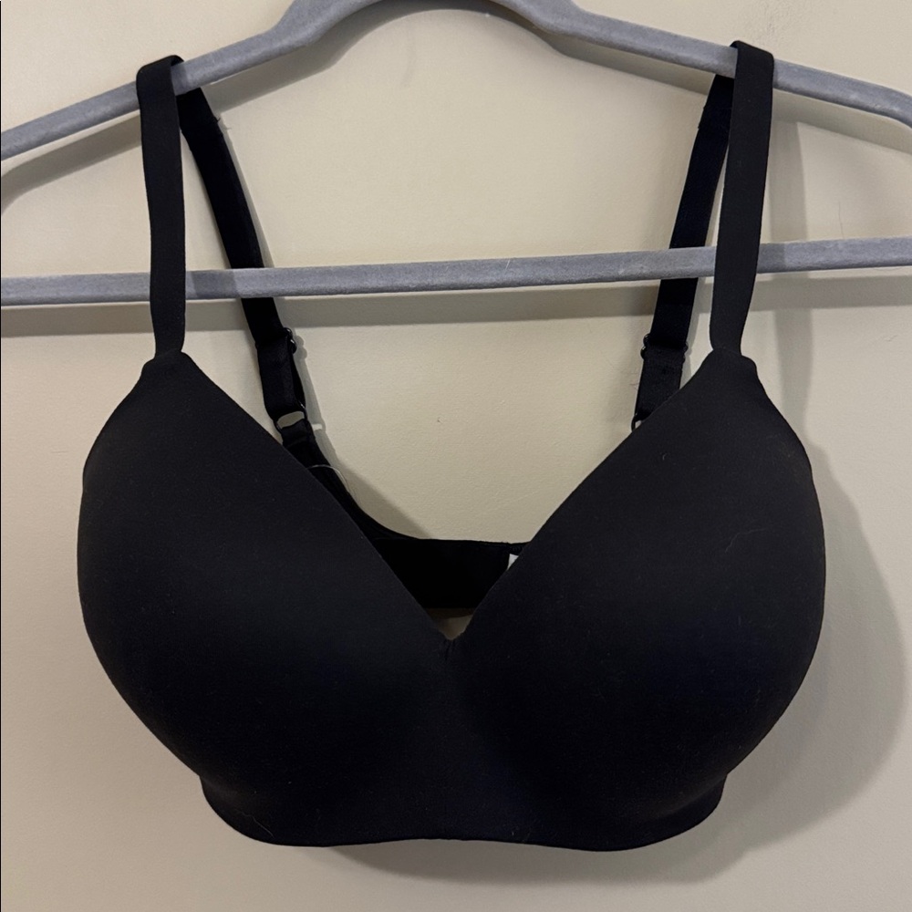 NWT- Wacoal Women's How Perfect Wire Free Bra, Black, 32DD - Picture 6 of 12